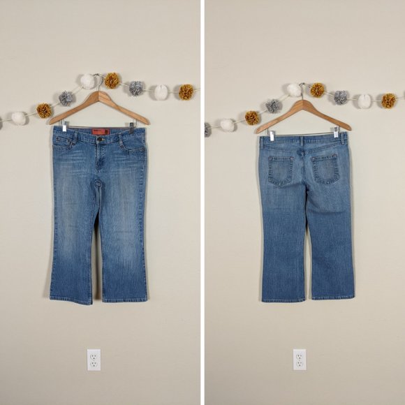 Mossimo Mossisue Cropped Denim Size 11 - Picture 1 of 8